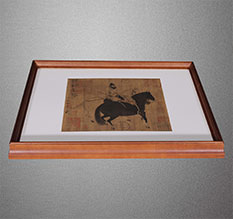 广元书画装裱配框服务案例